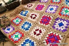 钩针小技巧：6种隐形的祖母花片连接方法图片