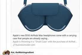 Apple AirPods Max保护套遭网友调侃：像极了女性内衣图片