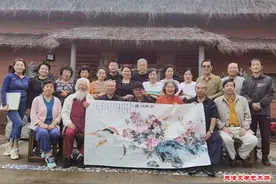 本市热点：迎“国庆”津门书画家金秋写生活动在蓟州区举行(图)图片