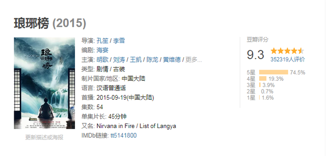 这十年，豆瓣评分超过9分的国产剧，只有这九部
