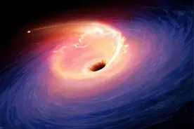 科学家发现银河系中心黑洞正在“眨眼睛”，是什么激发了这种现象图片