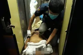 泰国确诊男子在车站朝人吐口水，上车后呕吐抽搐死在车厢内图片