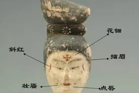 《唐宫夜宴》爆红，唐代“斜红妆”引人关注，什么是“斜红妆”？图片