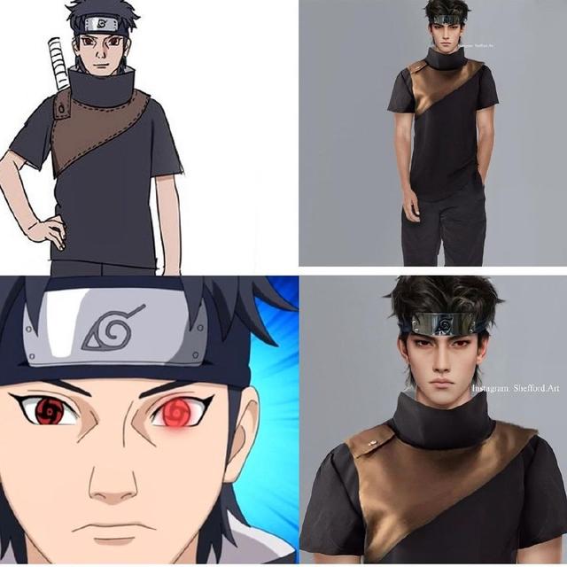 《火影忍者》电脑合成真人形象，宇智波止水太还原，雏田造型很美