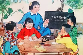 正能量满满、怀旧感浓浓的一组高清年画，引领我们回首火红的岁月图片