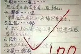 小侄女造的句，舅妈看后暴躁如雷，舅舅愣是吓的多天没有进家门图片