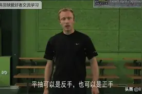 羽毛球平抽快挡，男单冠军亲授，赶紧学起来吧；图片
