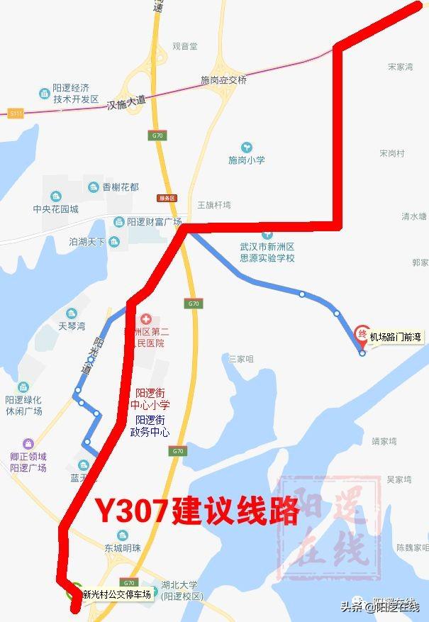 阳逻地区公交线路优化，等你来提建议