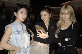 郑恺前女友程晓玥晒合影，和好姐妹周扬青吴千语聚会，前女友系列图片
