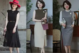 45+女人的无年龄感穿搭，简单舒适为王，优雅得体缺一不可图片
