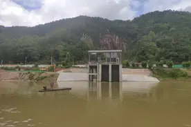 三江连通工程韩江鹿湖隧洞引水工程顺利通水图片