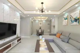 “洁癖癌”晚期的老婆，家里收拾得台面空无一物，进门都不敢乱踩图片