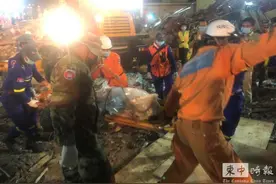 柬埔寨在建建筑坍塌已致24死，3名涉事中国公民被警方扣留图片