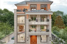 贵州彭总自建四层别墅，开间10米进深12米，不设罗马柱也特漂亮图片