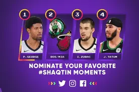 奥尼尔五大囧第24期，保罗乔治三分不中排名第一位，塔图姆第四图片