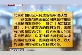 北京法院对张艺谋和张伟平案件做出了一审判决视频封面