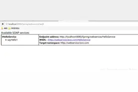Spring整合CXF 发布webservice接口服务器和客户端，WSDL简单解析图片