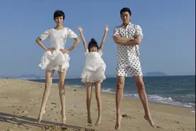 佟大为、陆毅、黄磊家的女儿，用什么偏方腿那么长？粉丝早传开了图片