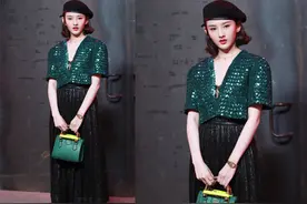 倪妮肉色网纱配红裙，邓伦穿蕾丝鹿晗红绿配！这场秀嘉宾压力不小图片