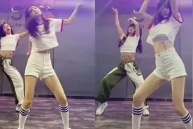 李小璐性感热舞秀小蛮腰 大幅摇摆图片