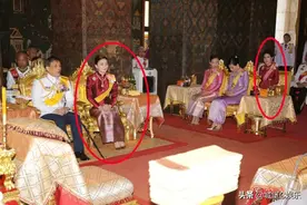 35岁泰国贵妃不甘做绿叶，竟穿红衣与王后撞衫，这是“挑事”啊图片