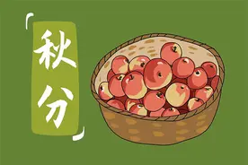 今日秋分，不妨来一个嘎嘣脆的苹果图片