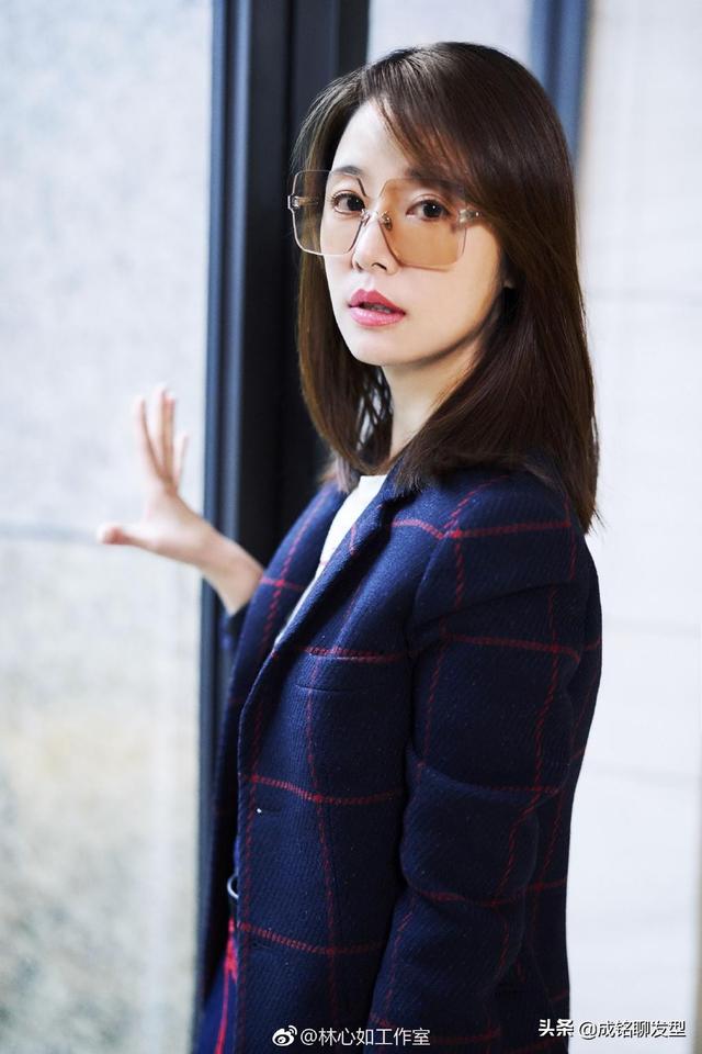 43岁林心如剪了一款梨花头,瞬间少女感泛滥,网友:我要求同款