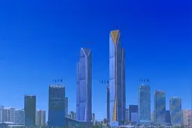 372.1米！青岛又要创新高！还有一个数据得嘚瑟下：山东十大高楼，六座图片