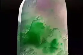 难得一见的极品紫罗兰翡翠图片