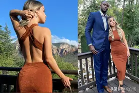 黑白配！NBA巨兽眼光好！白富美娇妻身材火辣，生出“白宝宝”图片