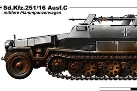 德军装甲掷弹兵的“碉堡克星”：Sdkfz 251/16型半履带喷火装甲车图片