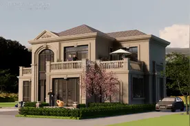 河南周口农村超火自建欧式小别墅图片
