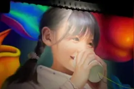 夜光墙画点亮美丽乡村图片