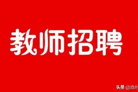 沧州渤海新区招聘中小学、特教、幼儿教师101名图片