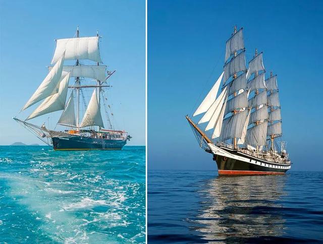 创意儿童画教程|剪贴画乘风破浪的帆船