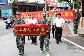 为南康兵哥哥点赞！唐江镇现役军人叶浩欢荣立二等功！图片