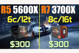 Ryzen 5 5600X vs Ryzen 7 3700X 性能游戏评测RTX 2080 Ti视频封面