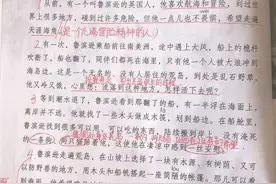 六年级语文下册第五课《鲁滨逊漂流记》课文笔记，预习的好帮手图片