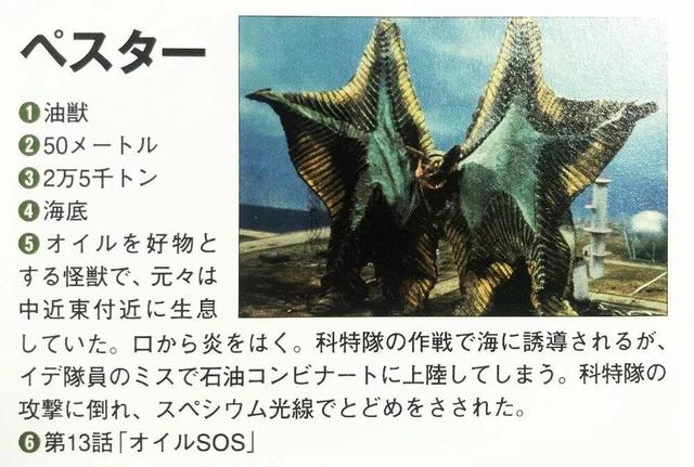 初代奥特曼怪兽图鉴