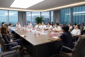 谢卫东在京会见中泽集团董事长于泽国图片