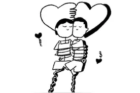 情侣之间睡姿大赏！（漫画）图片
