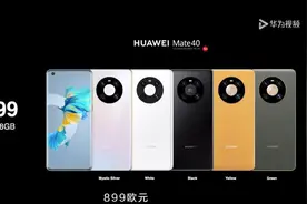 899 欧元至 1399 欧元，华为 Mate 40/Pro/Pro+ 正式发布图片