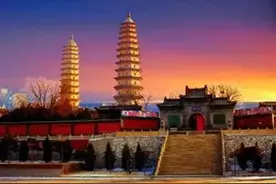 太原和西安地标建筑对比图片