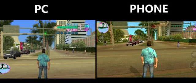 《GTA：罪恶都市》手游与端游对比，学生的最爱，消遣神游
