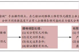 倒盖金被手法在腰椎间盘生物力学中的三维有限元分析图片