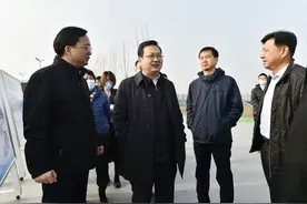 张国华调研昝岗组团和雄东片区项目建设工作图片
