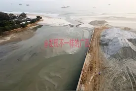 银滩大门拆了，大排档拆了，咸田港填了，北海银滩改造动真格图片