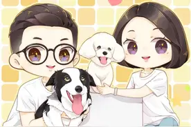 你的头像该换啦，大头娃娃真人手绘卡通头像，网友都说：太可爱啦图片