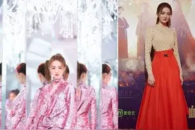 徐璐终于穿对一回，穿蛋糕裙又美又仙，连颖儿这次都被比下去图片