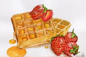 儿童画素材｜你吃过最美味的食物是什么？一起画一画图片